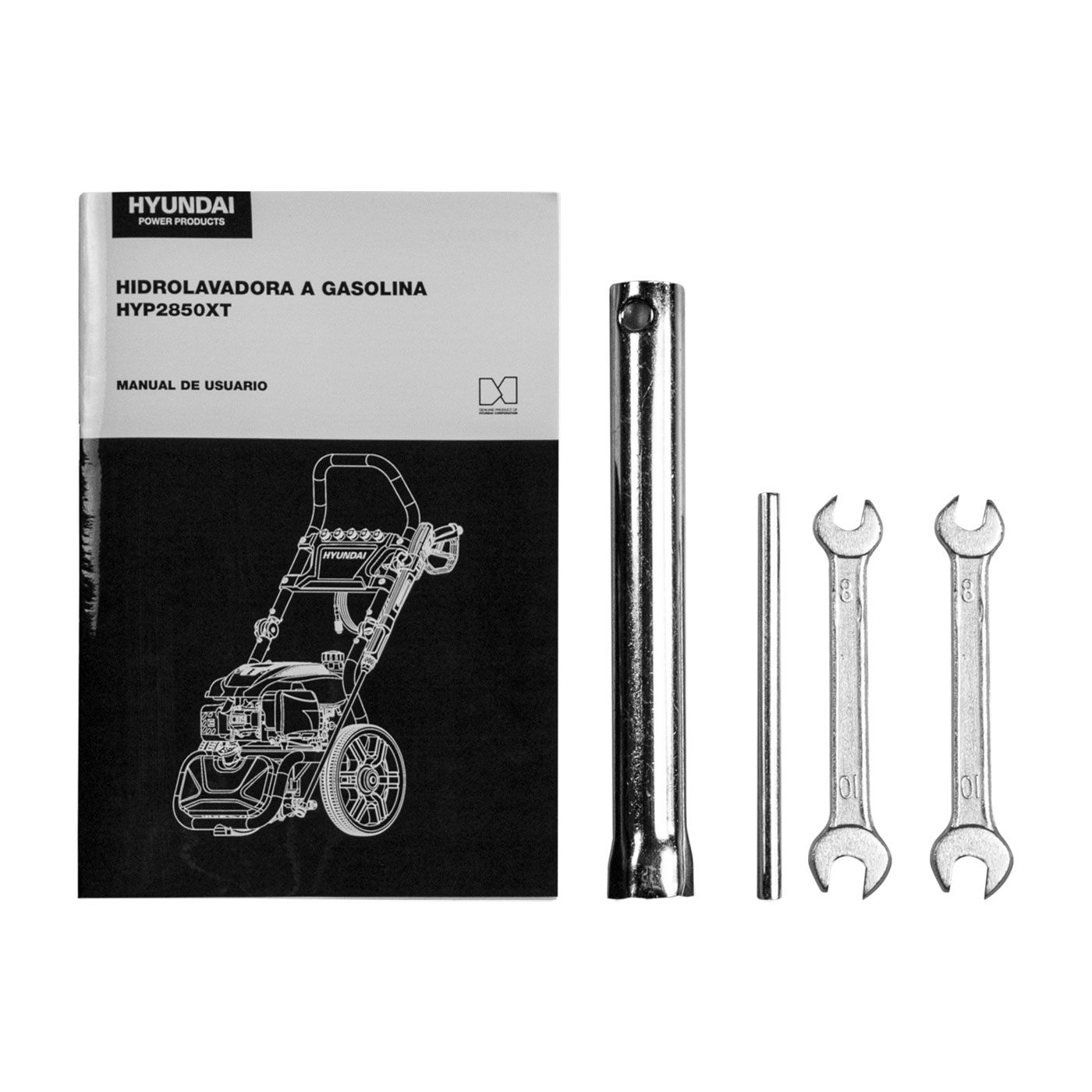 HIDROLAVADORA HYUNDAI AXIAL 4.5 HP 2700 PSI 186 BAR C/BASE ABATIBLE - HYP2850XT