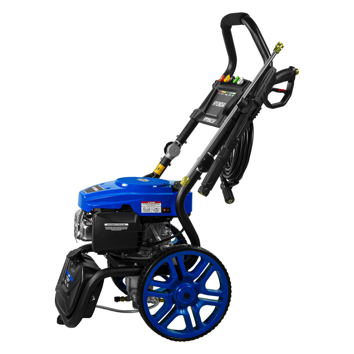 HIDROLAVADORA HYUNDAI AXIAL 4.5 HP 2700 PSI 186 BAR C/BASE ABATIBLE - HYP2850XT