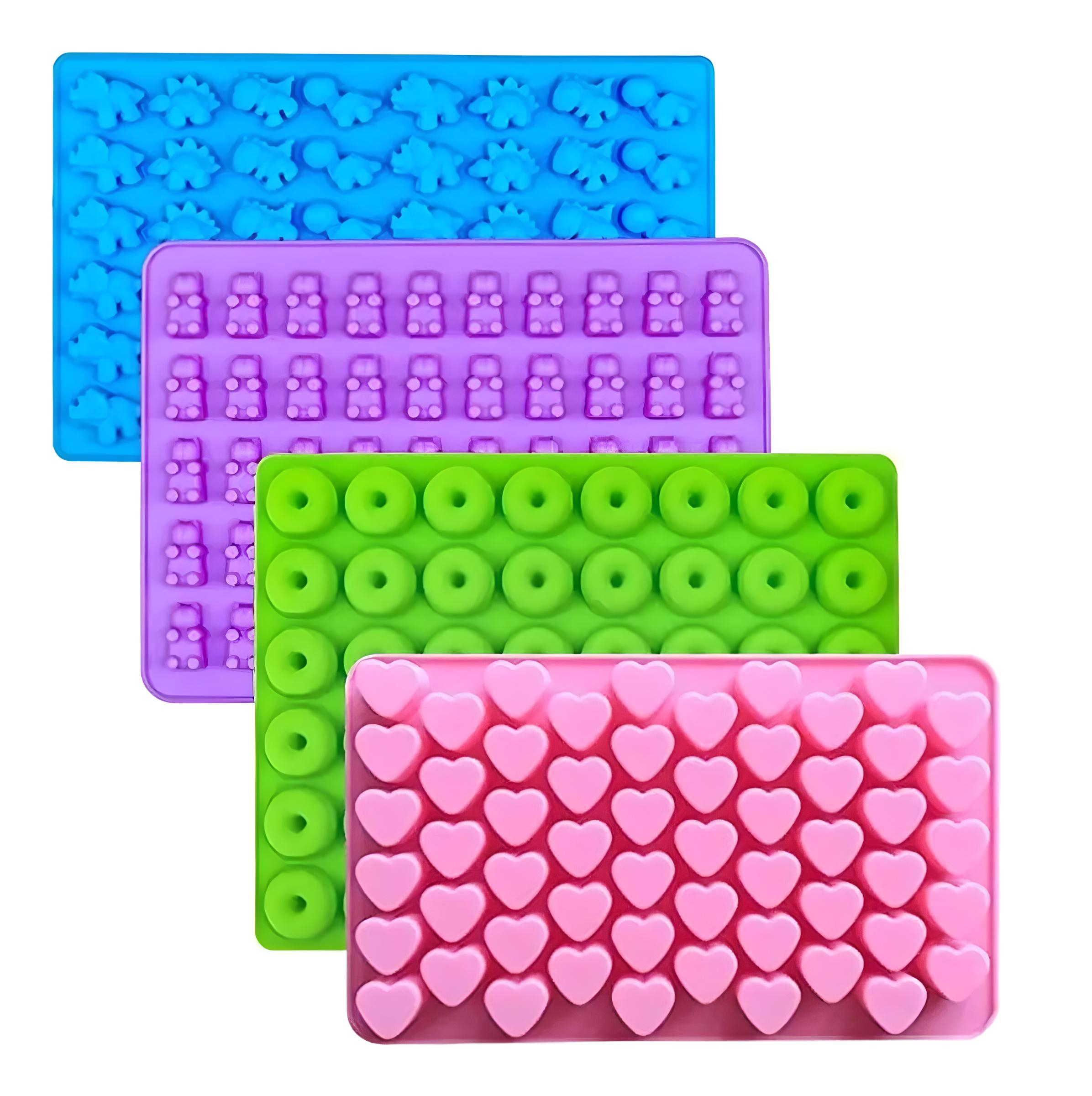 Moldes De Silicona Candy Y Bandejas Para Cubitos De Hielo