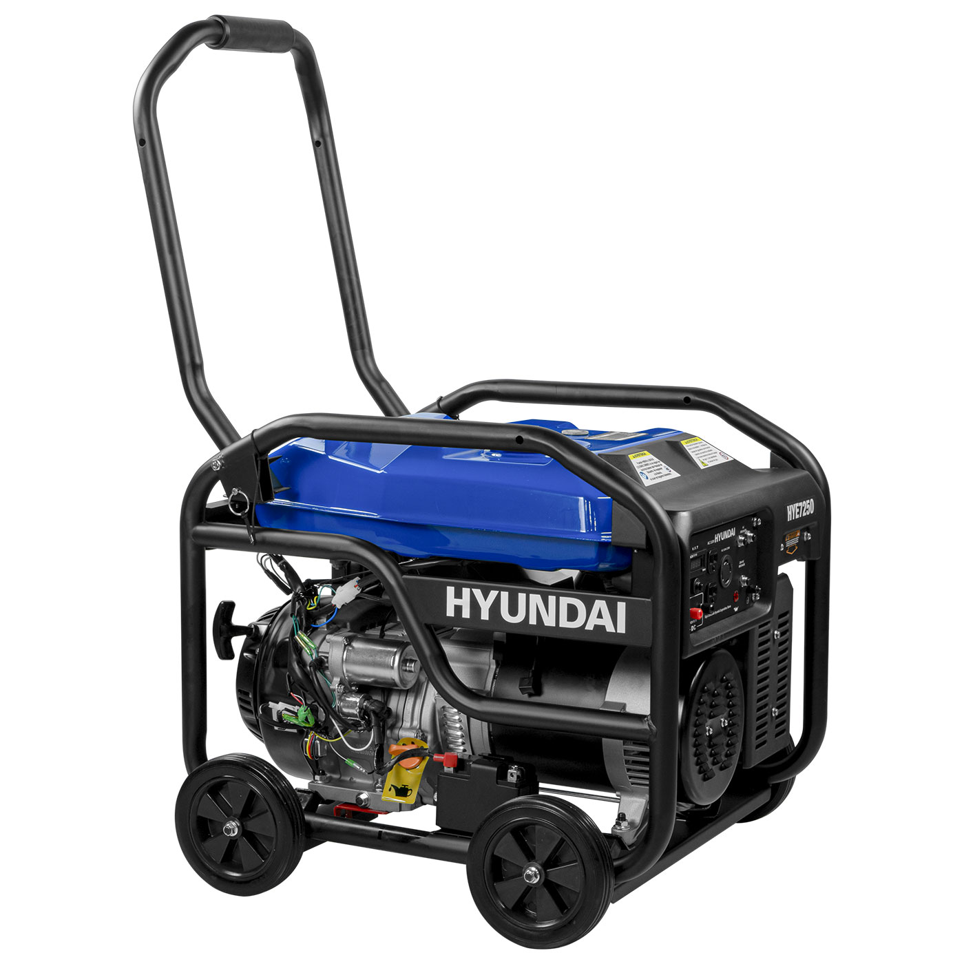 GENERADOR A GASOLINA PROFESIONAL HYUNDAI 7250W C/MOTOR 15 HP 110V/220V - HYE7250