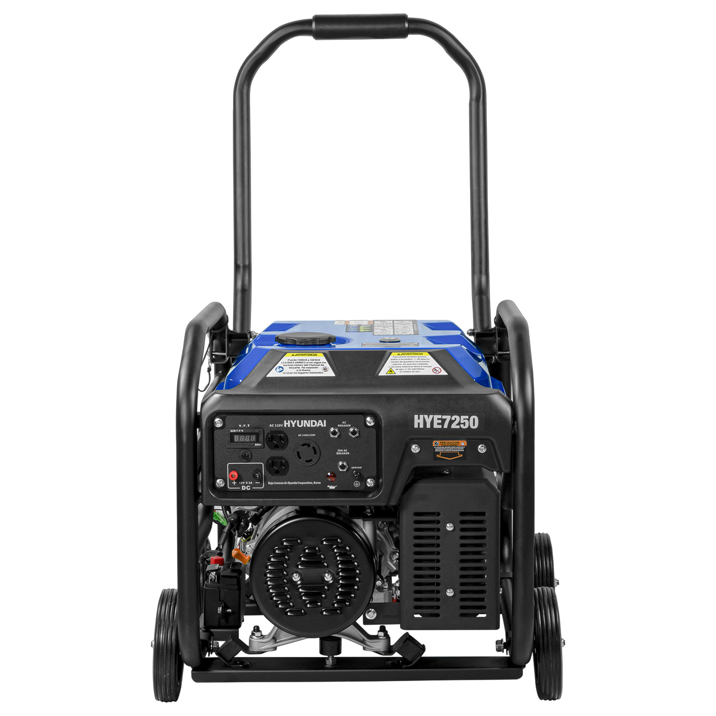 GENERADOR A GASOLINA PROFESIONAL HYUNDAI 7250W C/MOTOR 15 HP 110V/220V - HYE7250