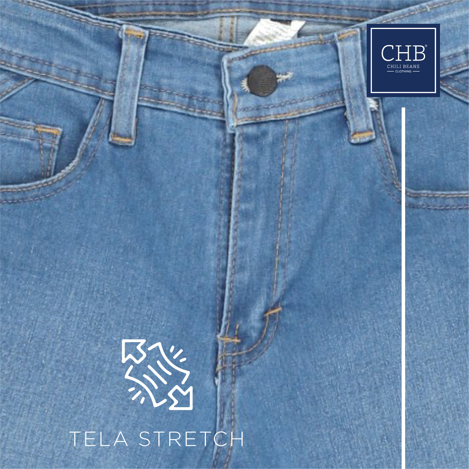Skinny Jeans Pantalones De Mezclilla Para Hombre Color Azul Marino