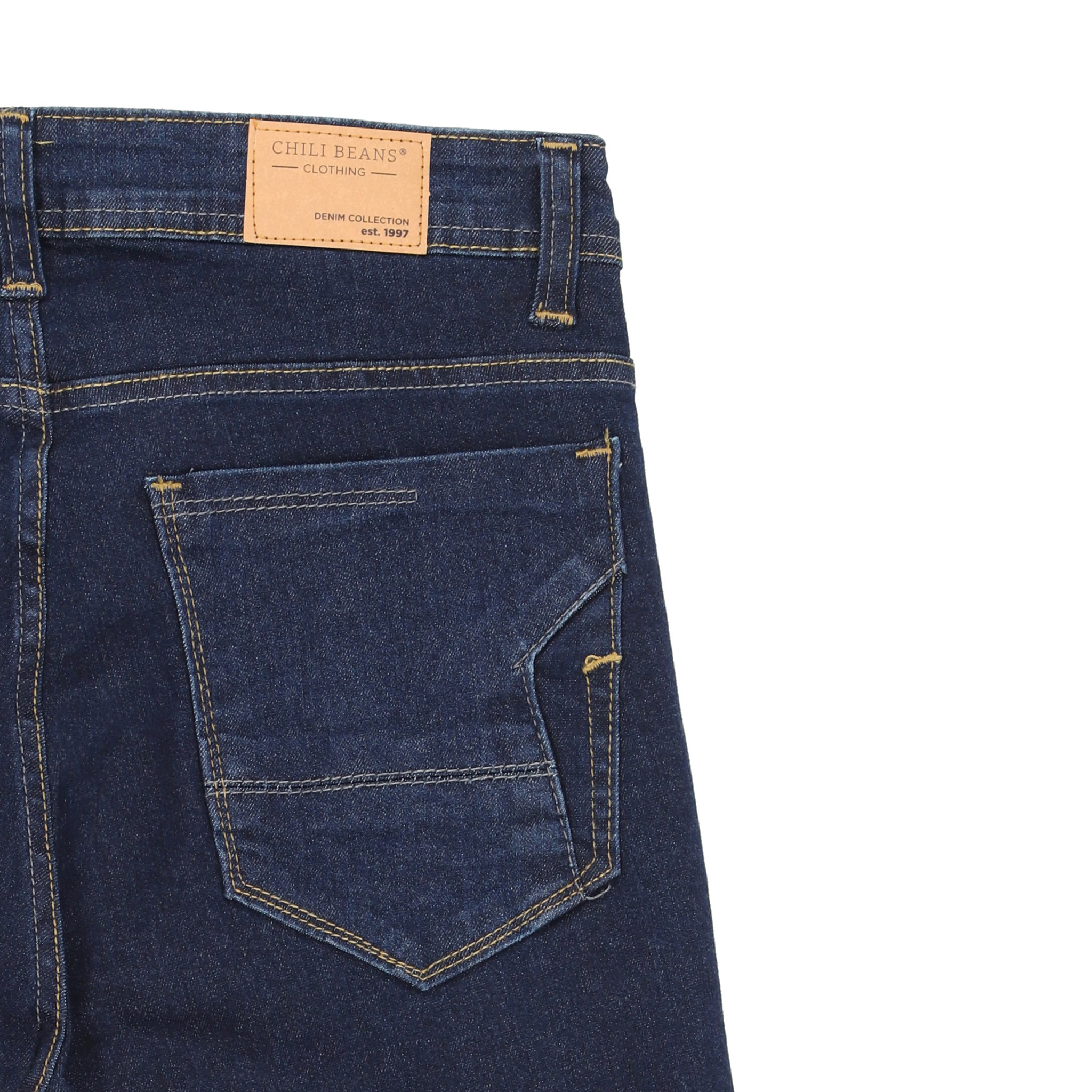 Skinny Jeans Pantalones De Mezclilla Para Hombre Color Azul Marino
