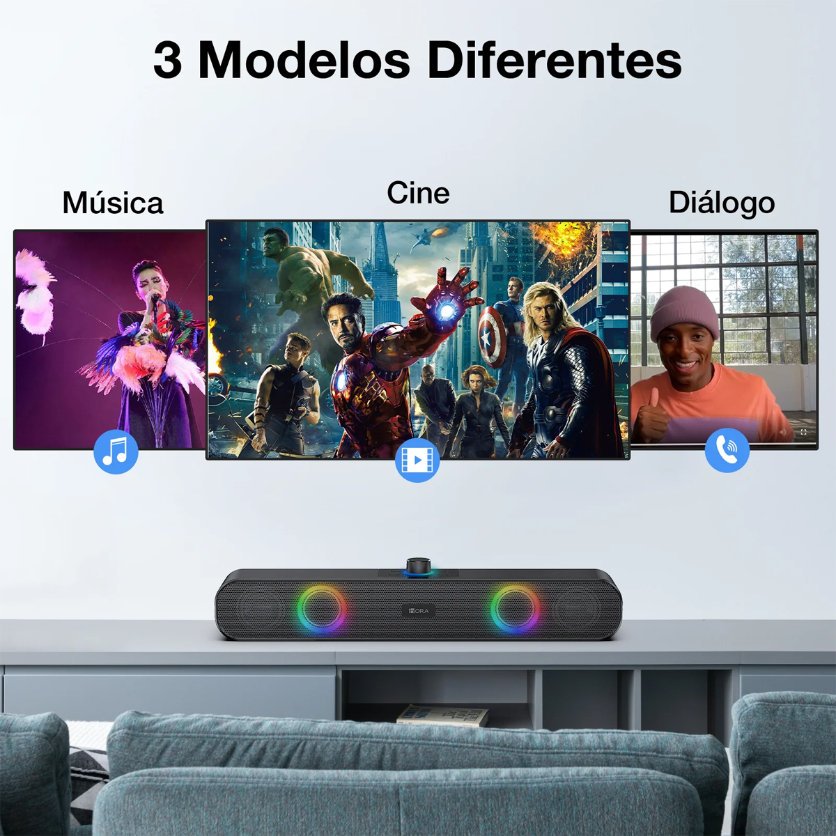 Bocina Bluetooth Portátil 1hora Boc241