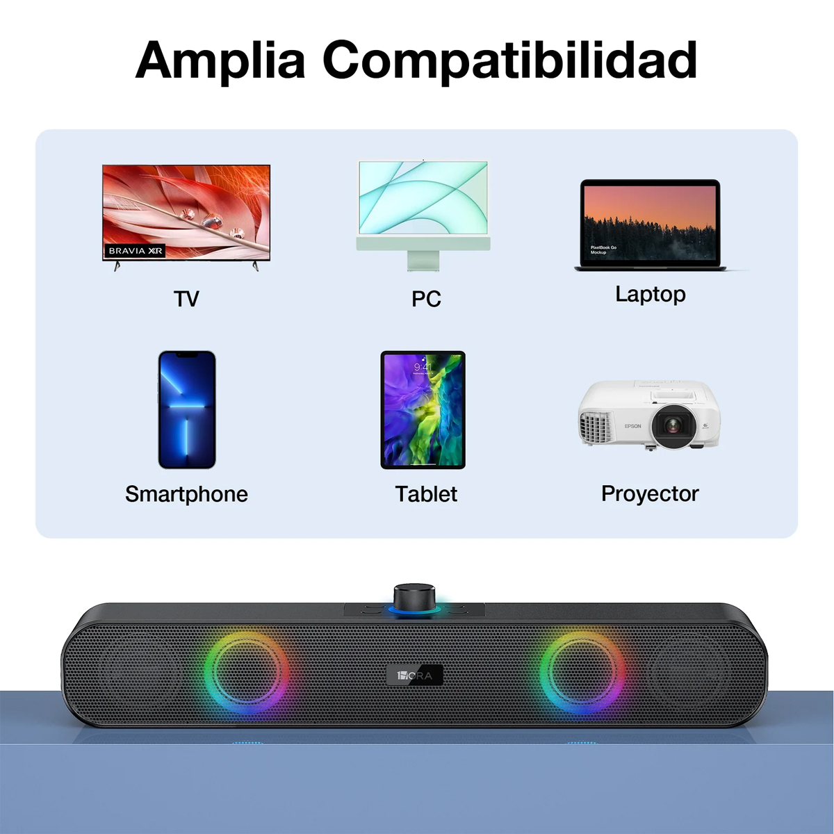 Bocina Bluetooth Portátil 1hora Boc241