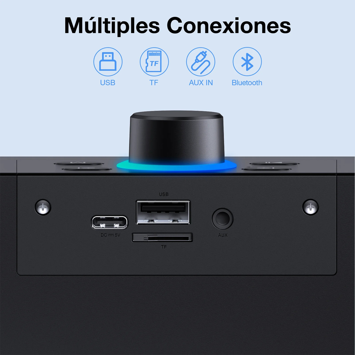 Bocina Bluetooth Portátil 1hora Boc241