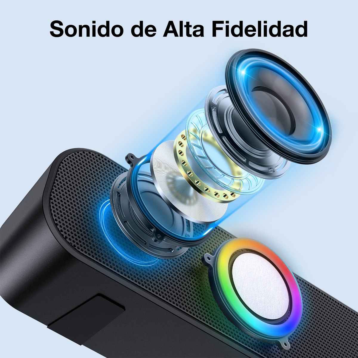Bocina Bluetooth Portátil 1hora Boc241