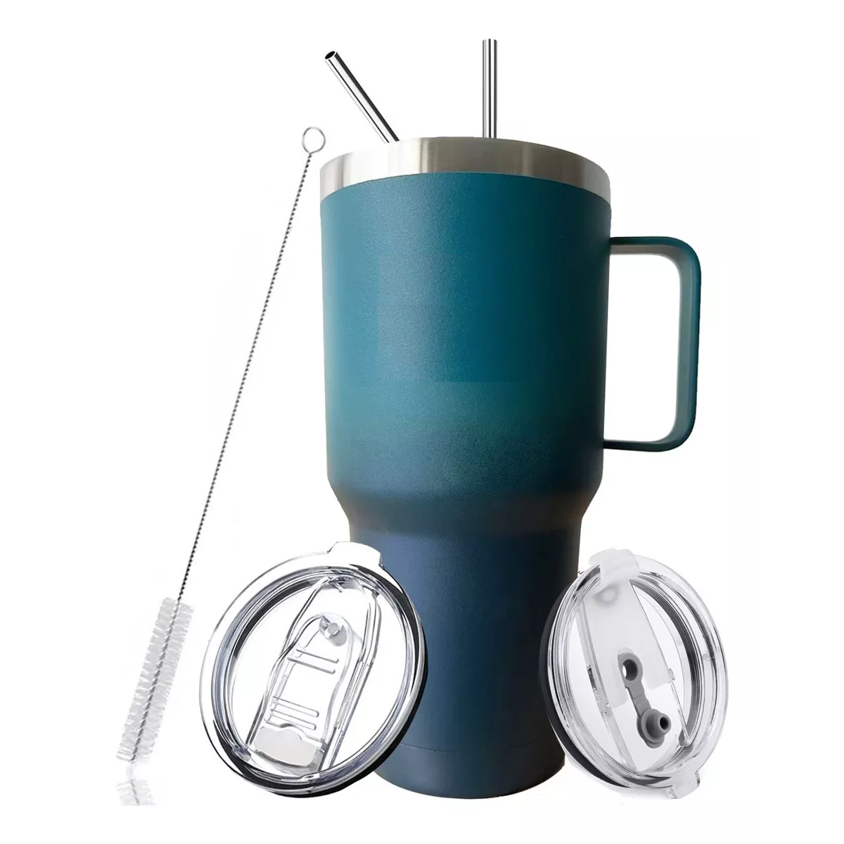 Vasos Térmico 30oz Termo Taza Acero Inoxidable Botellas Agua Azul Oscuro
