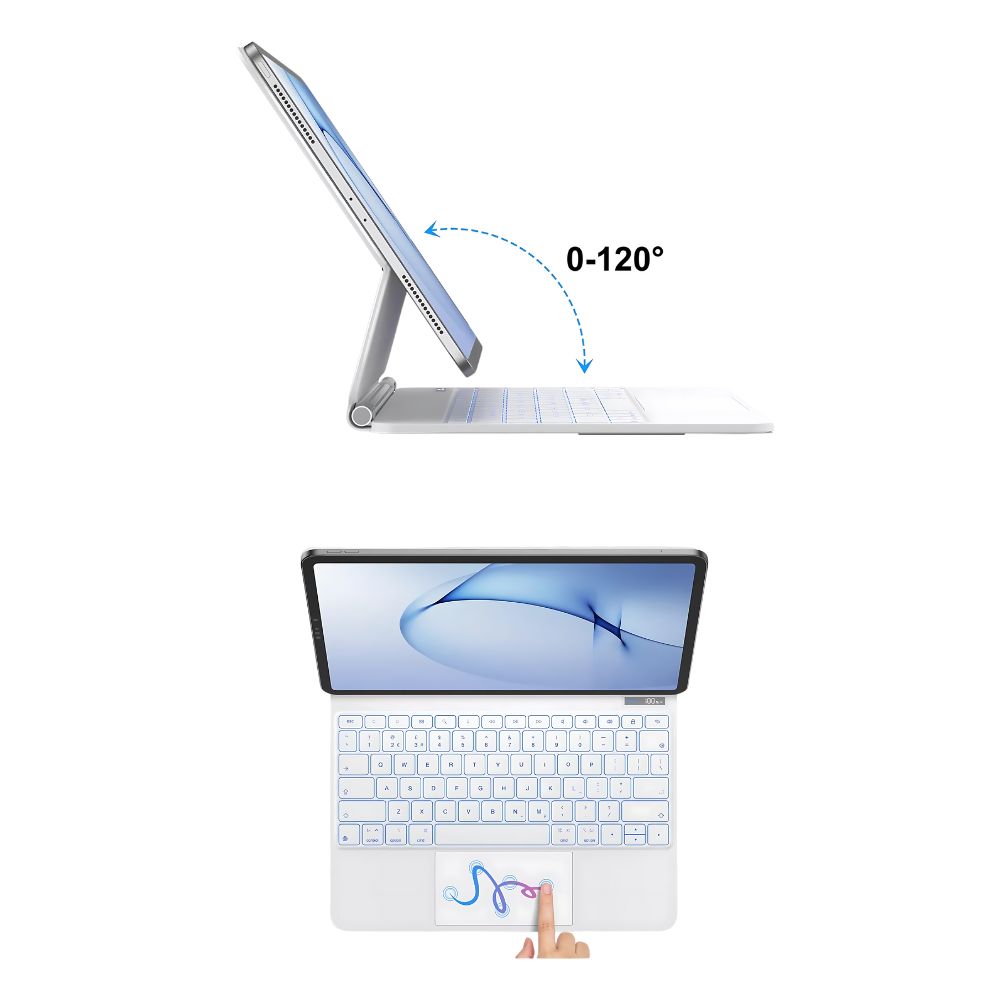 Teclado Magic Keyboard Gadgets&Fun Para iPad Pro 12.9 2018 - 2021
