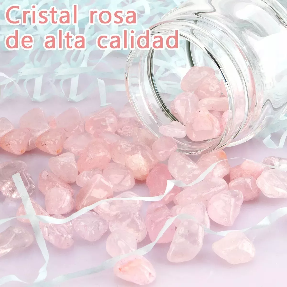 Botella Agua Con Cristal Energético Vaso De Cuarzo Botella Rose Gold