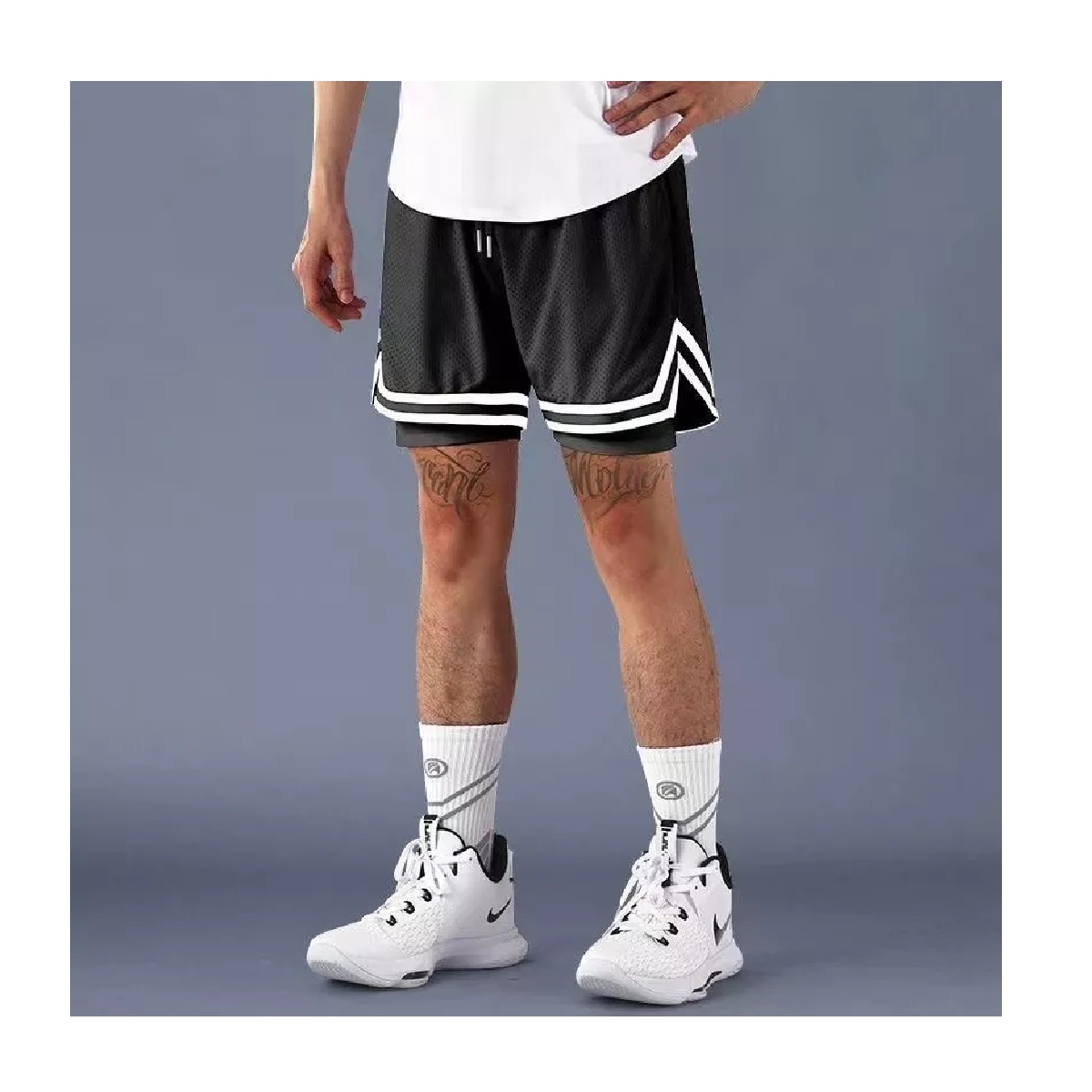Short Pantalones De Baloncesto Hombre Transpirables Gym Talla XL