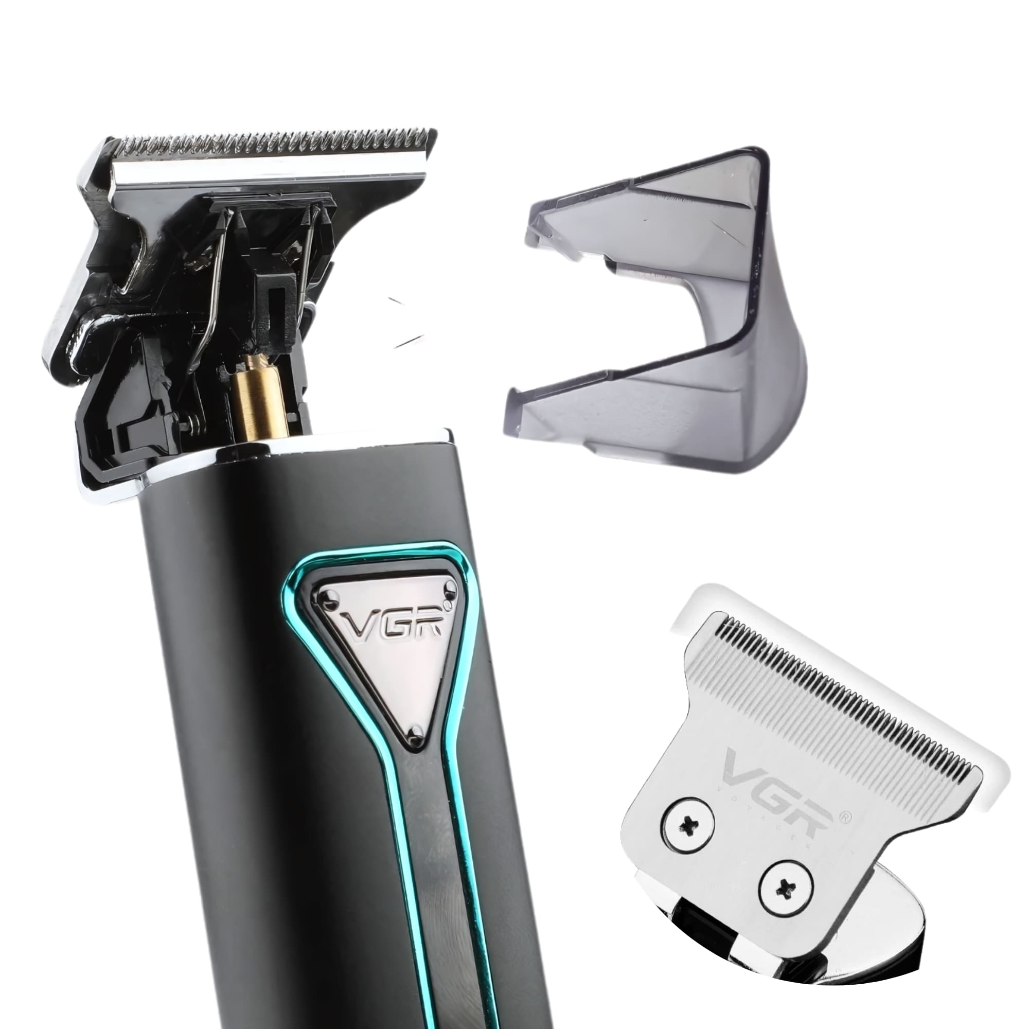 Maquina Para Cortar Cabello VGR V-009 Trimmer Perfiladora (verde)