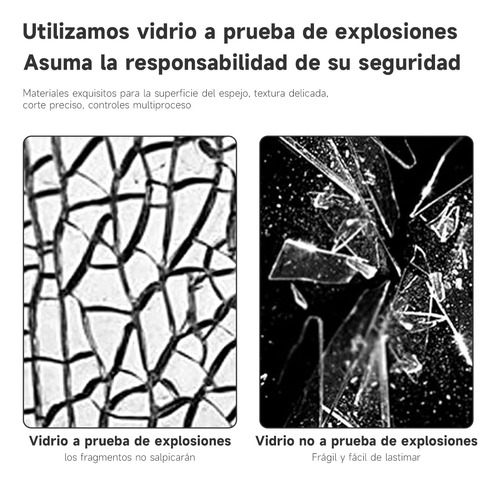 Espejo Con Luz Led Touch De Lujo Para Tocador O Baño 50x70cm