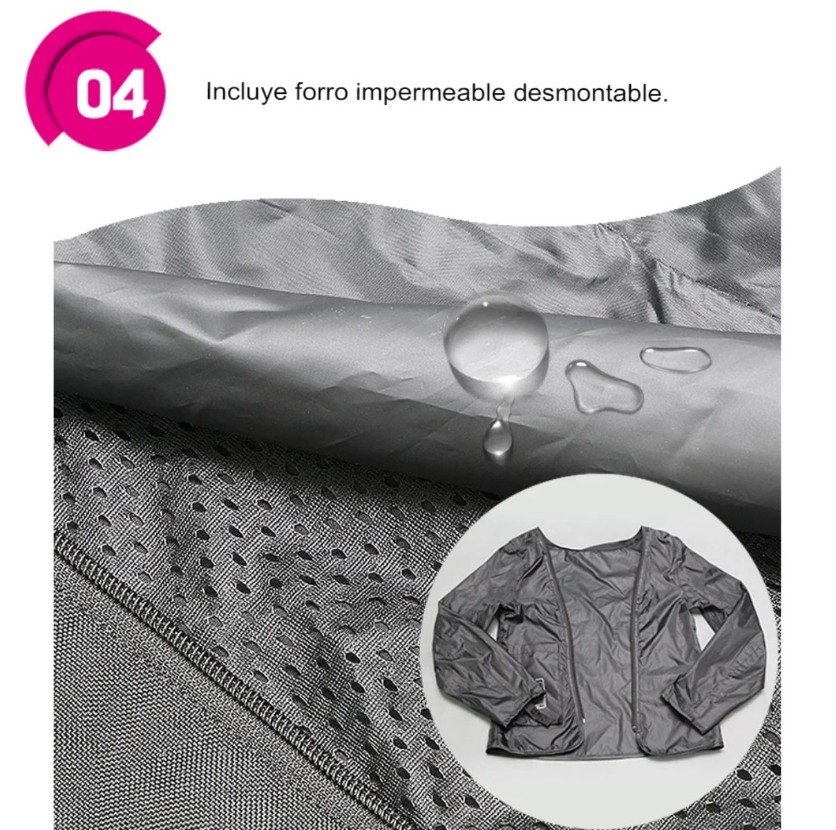 Chamarra rosa negro chaqueta motociclismo mujer abrigo armadura protectora impermeable ropa