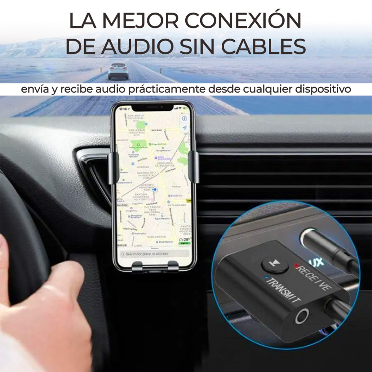 Mini Adaptador Bluetooth Usb 5.0 Transmisor Receptor