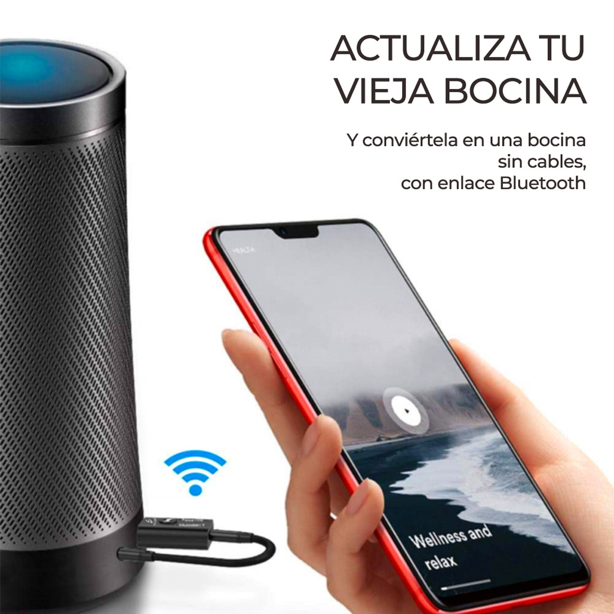 Mini Adaptador Bluetooth Usb 5.0 Transmisor Receptor
