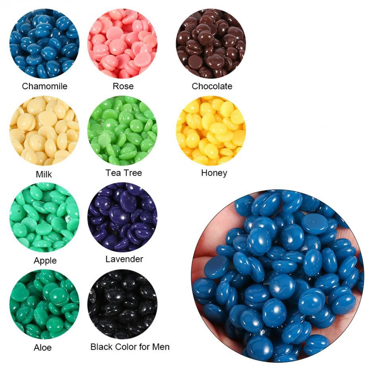 Cera Española 100g Granulada Perlas Depilador Varios Colores