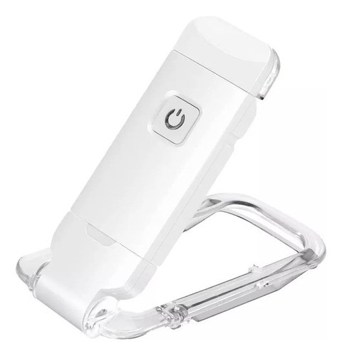 Luz Led Con Clip Para Leer Libros Recargable Por Usb 9 Modes Blanco  