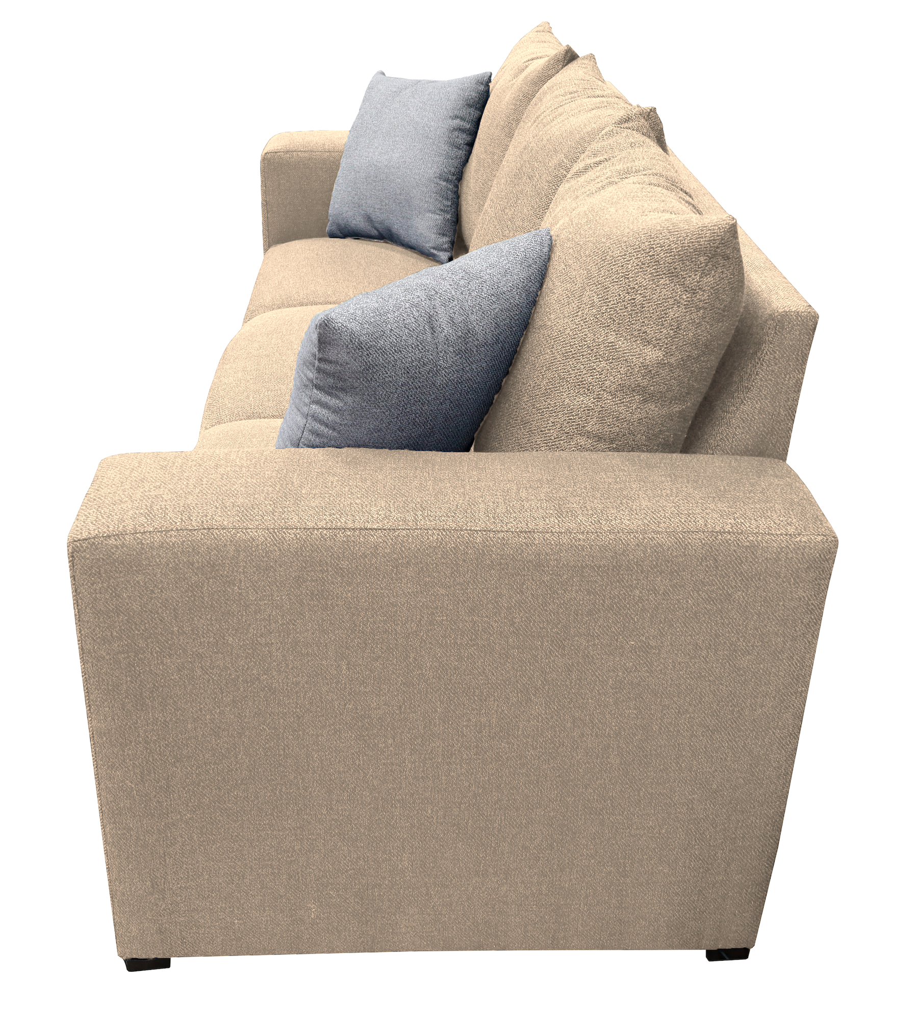Sofa El Bazar Store Miami Lino Beige 3 plazas, Modular, Moderno, Sala