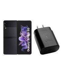 Samsung Galaxy Z Flip 3 Negro 128GB Reacondicionado mas Cubo de Carga Rapida