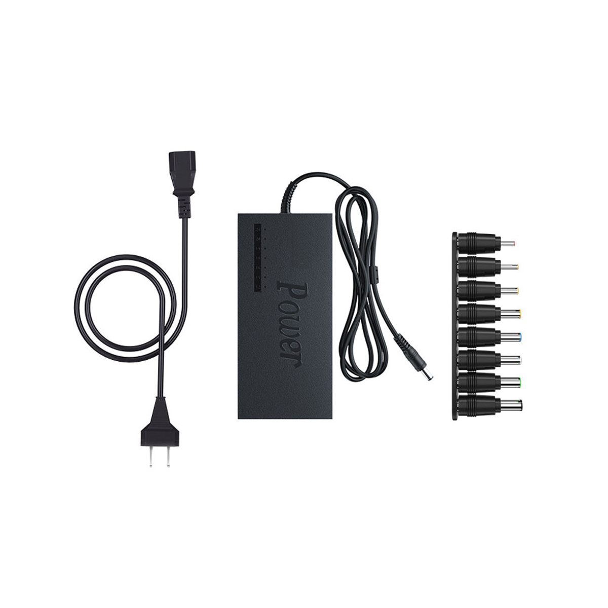 Cargador Universal Laptop Voltaje Variable 8 Puntas 12 - 24v