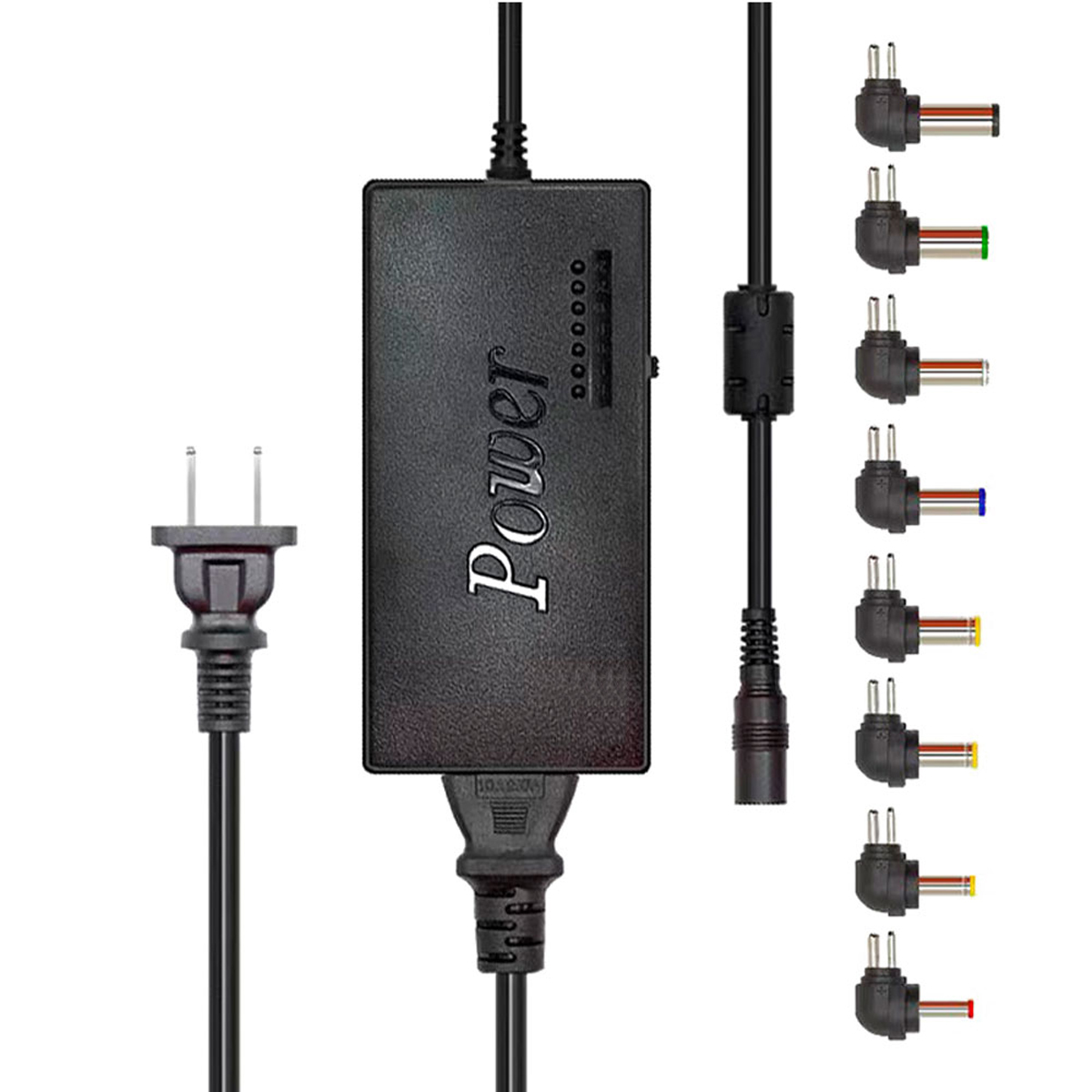 Cargador Universal Laptop Voltaje Variable 8 Puntas 12 - 24v