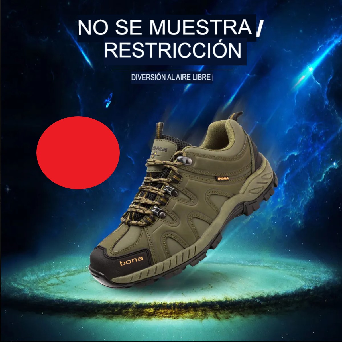Zapatos senderismo verde deporte clásico hombre zapatillas cordones correr aire libre camping