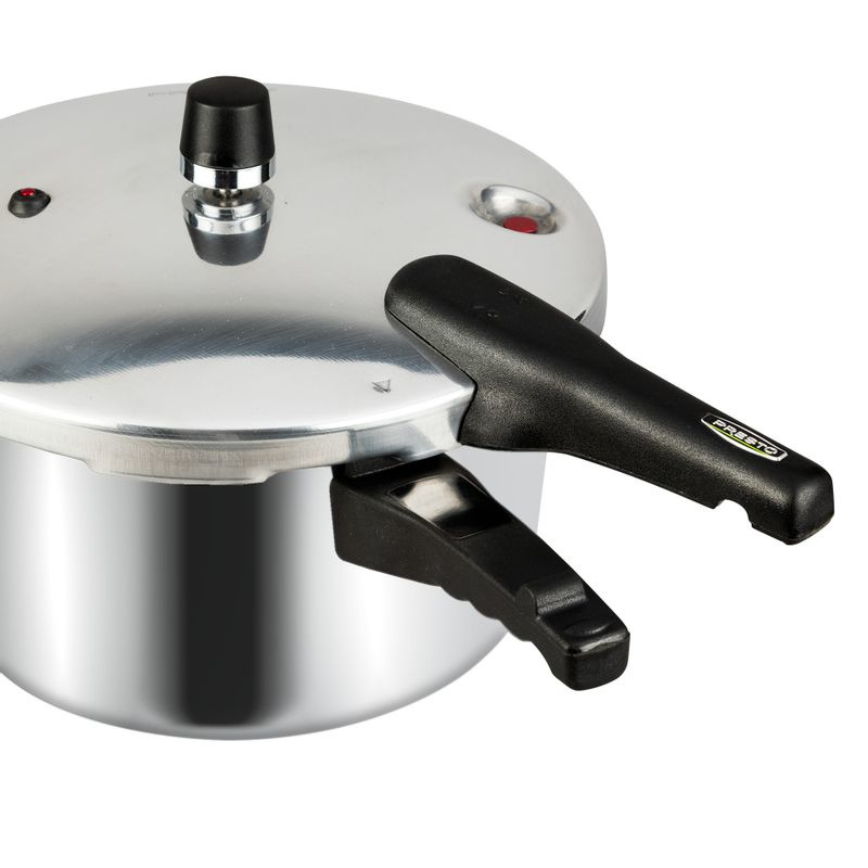 Vasconia Olla de Presión de 6 Litros, Aluminio con 7 Sistemas de Seguridad, Color Plata - Modelo 75484