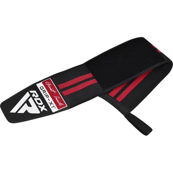 Muñequeras Rojas Para Levantamientos De Pesas W2 Rdx Gym Fitness