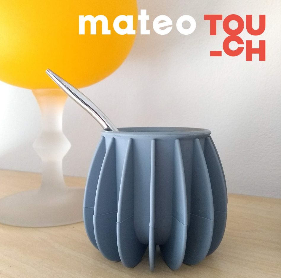 Mate Mateo Touch de Silicón con Bombilla