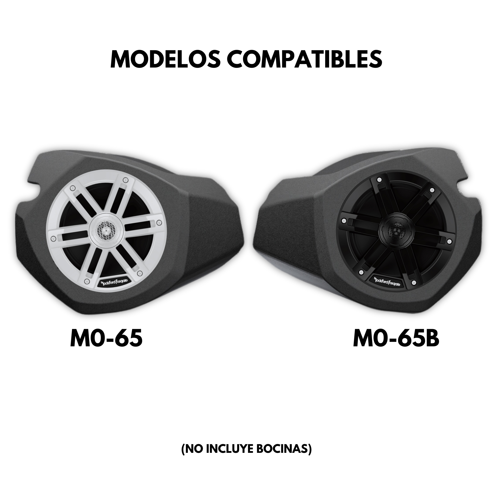 Bases de Bocinas Rockford Fosgate RZR14FSE para RZR 6.5 PLG