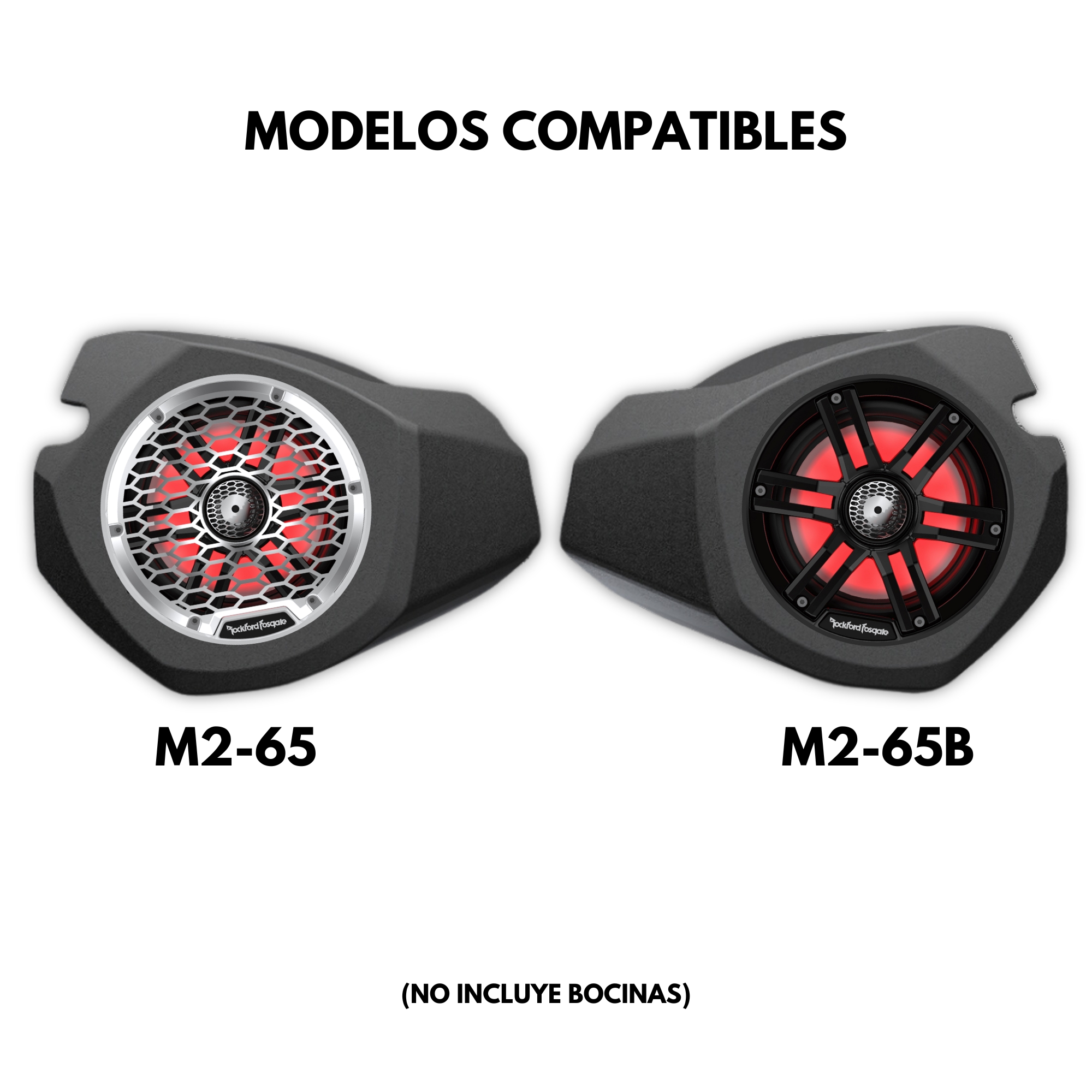 Bases de Bocinas Rockford Fosgate RZR14FSE para RZR 6.5 PLG