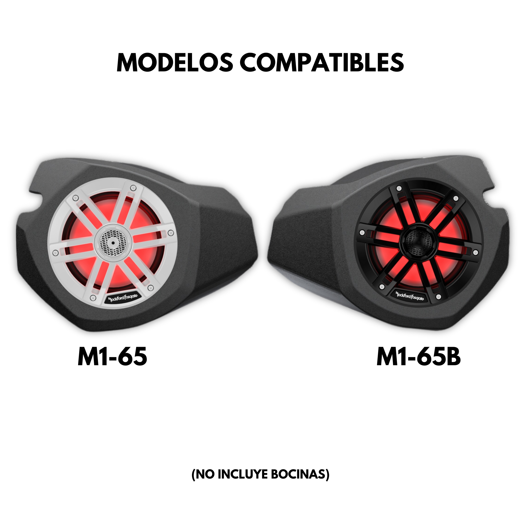 Bases de Bocinas Rockford Fosgate RZR14FSE para RZR 6.5 PLG