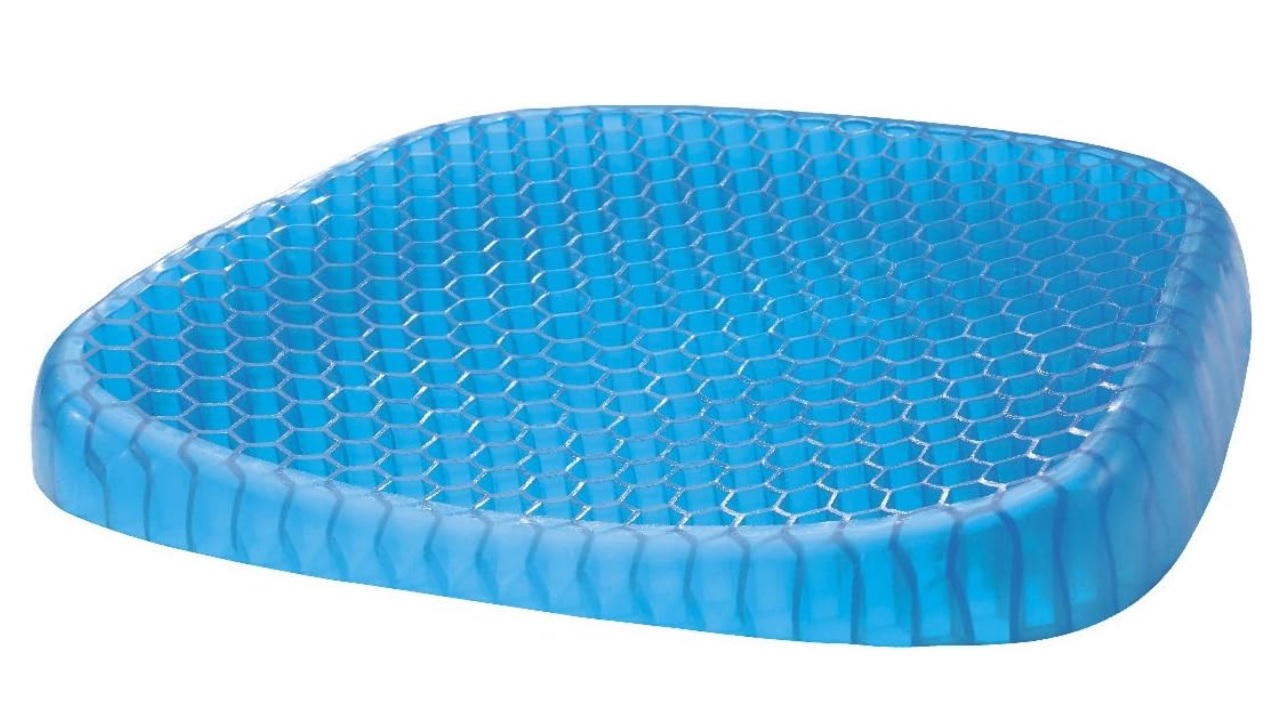 Cojin Ortopedico de Gel Suave para Asiento con Funda Lavable.