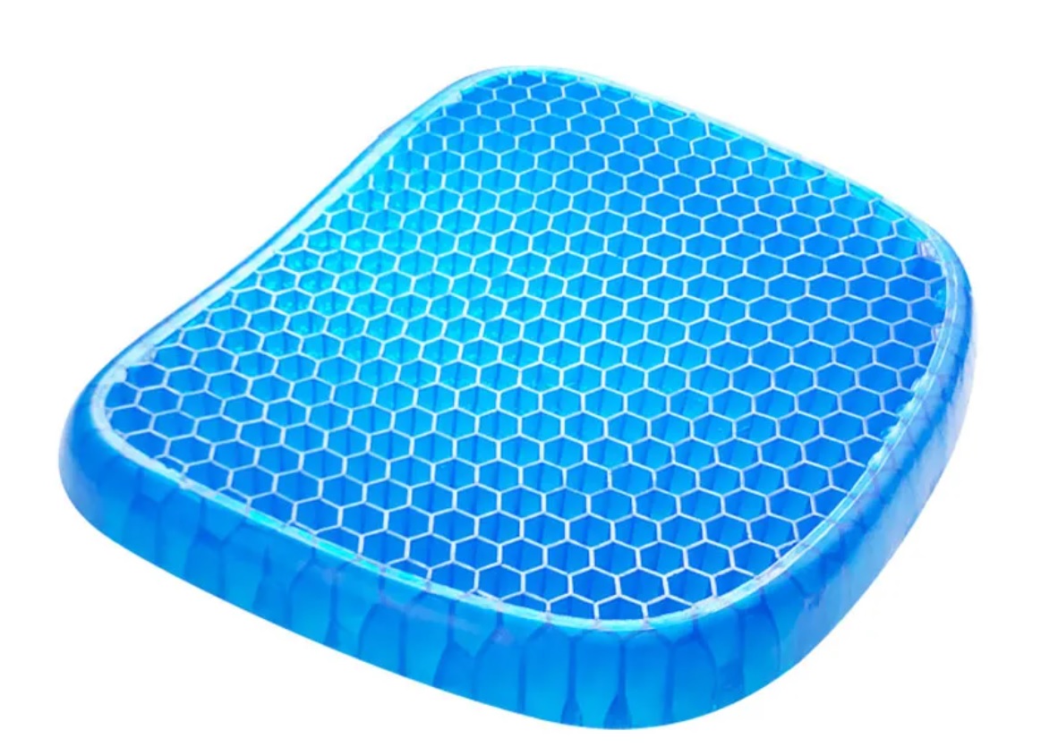 Cojin Ortopedico de Gel Suave para Asiento con Funda Lavable.