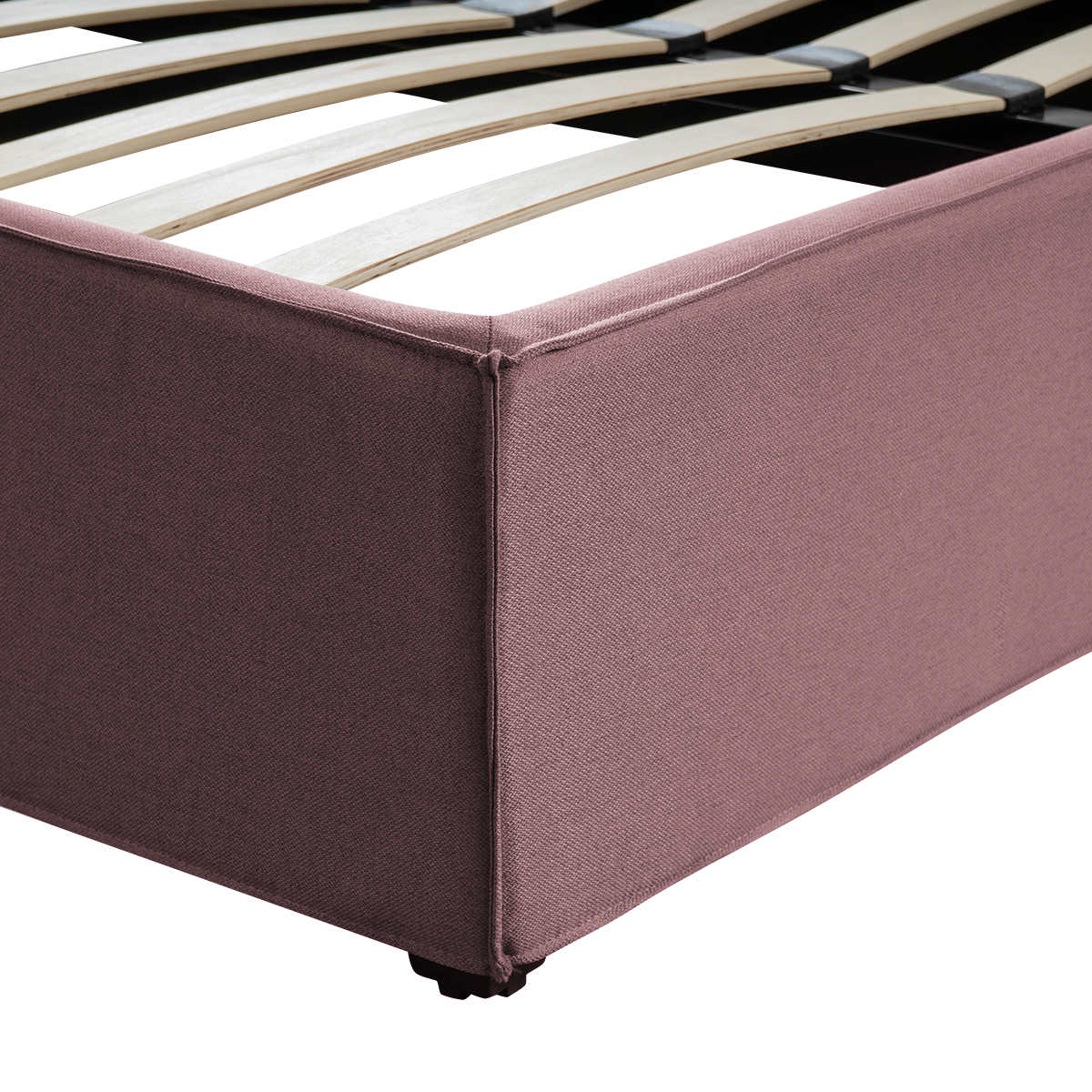Base Matrimonial Para CoIchón Roomi Nomad, Box Con Sistema De Almacenaje Rosa