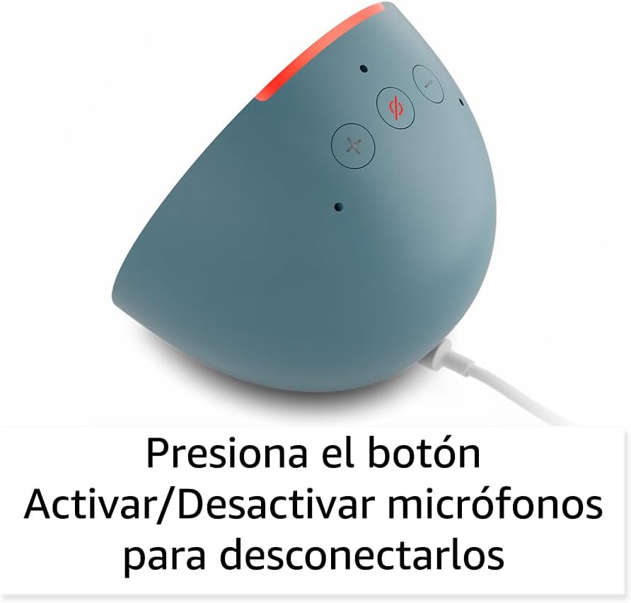 Amazon Echo Pop, Bocina inteligente y compacta con sonido definido y Alexa, Negro
