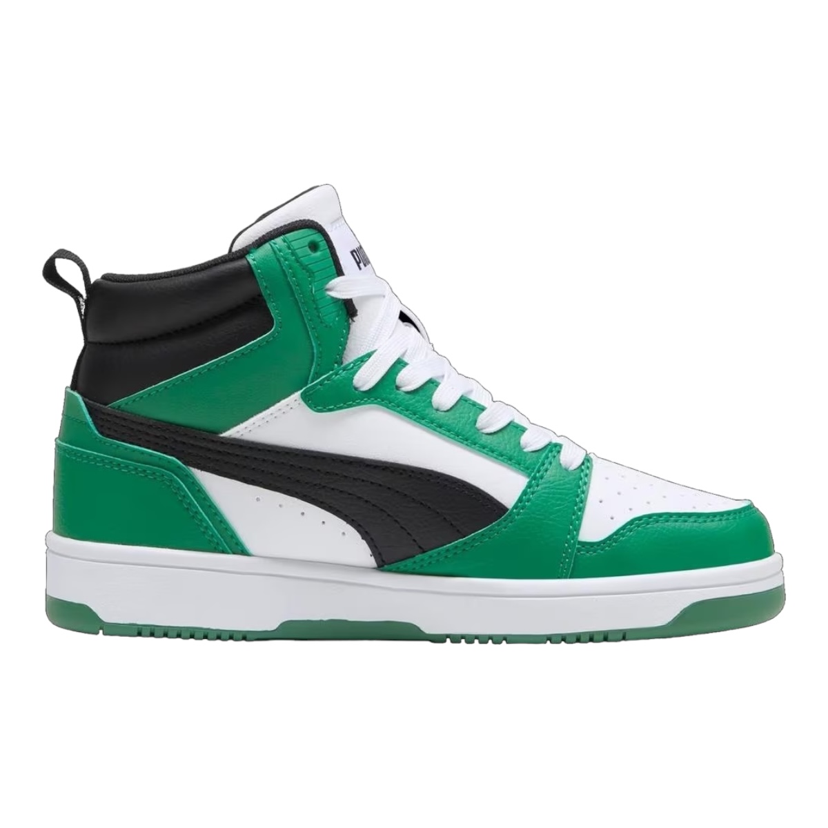Tenis Puma Rebound V6 Mid Verde De Junior 100% Original