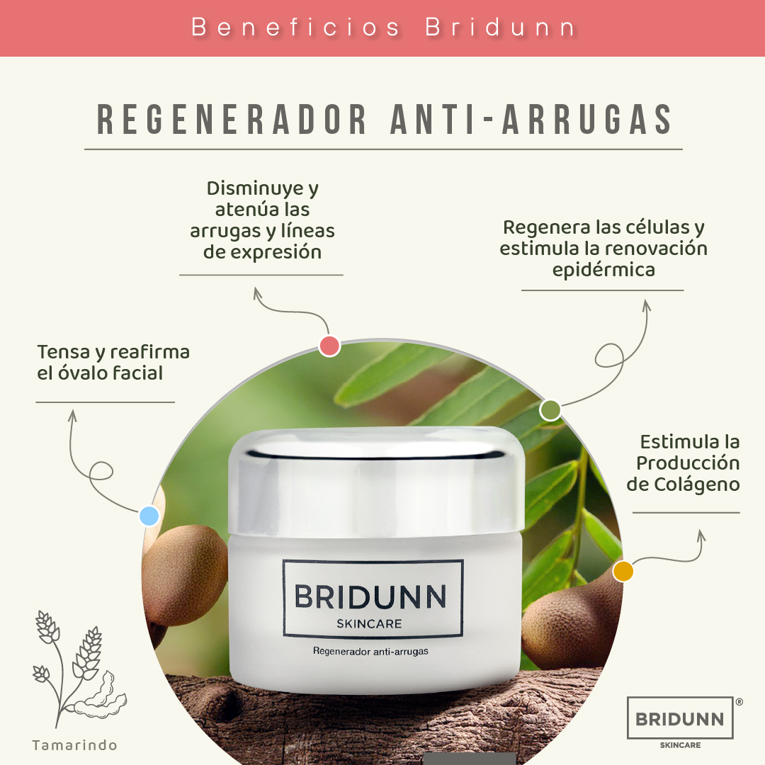 Crema Facial Reafirmante Antiarrugas  Natural BRIDUNN SKINCARE  Antiedad, Efecto lifting Tensor tipo Botox, 