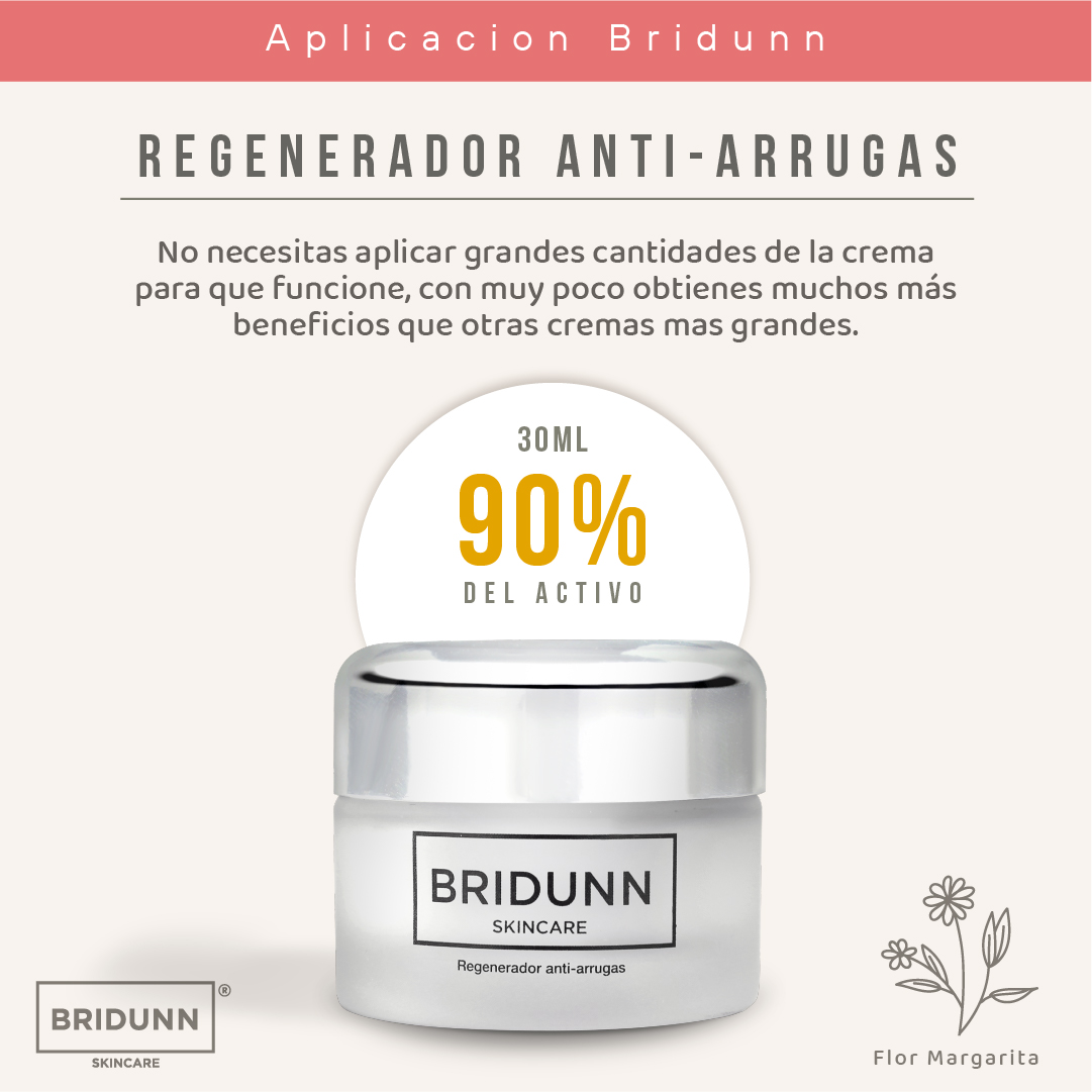 Crema Facial Reafirmante Antiarrugas  Natural BRIDUNN SKINCARE  Antiedad, Efecto lifting Tensor tipo Botox, 