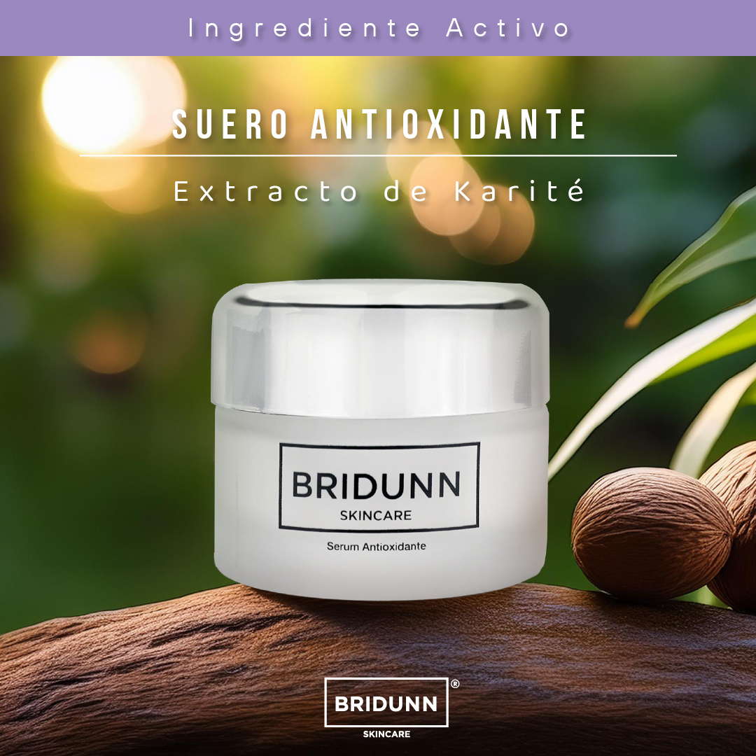 Crema Facial Antioxidante para Retardar Envejecimiento Facial BRIDUNN SKINCARE con vitaminas Antioxidantes Naturales