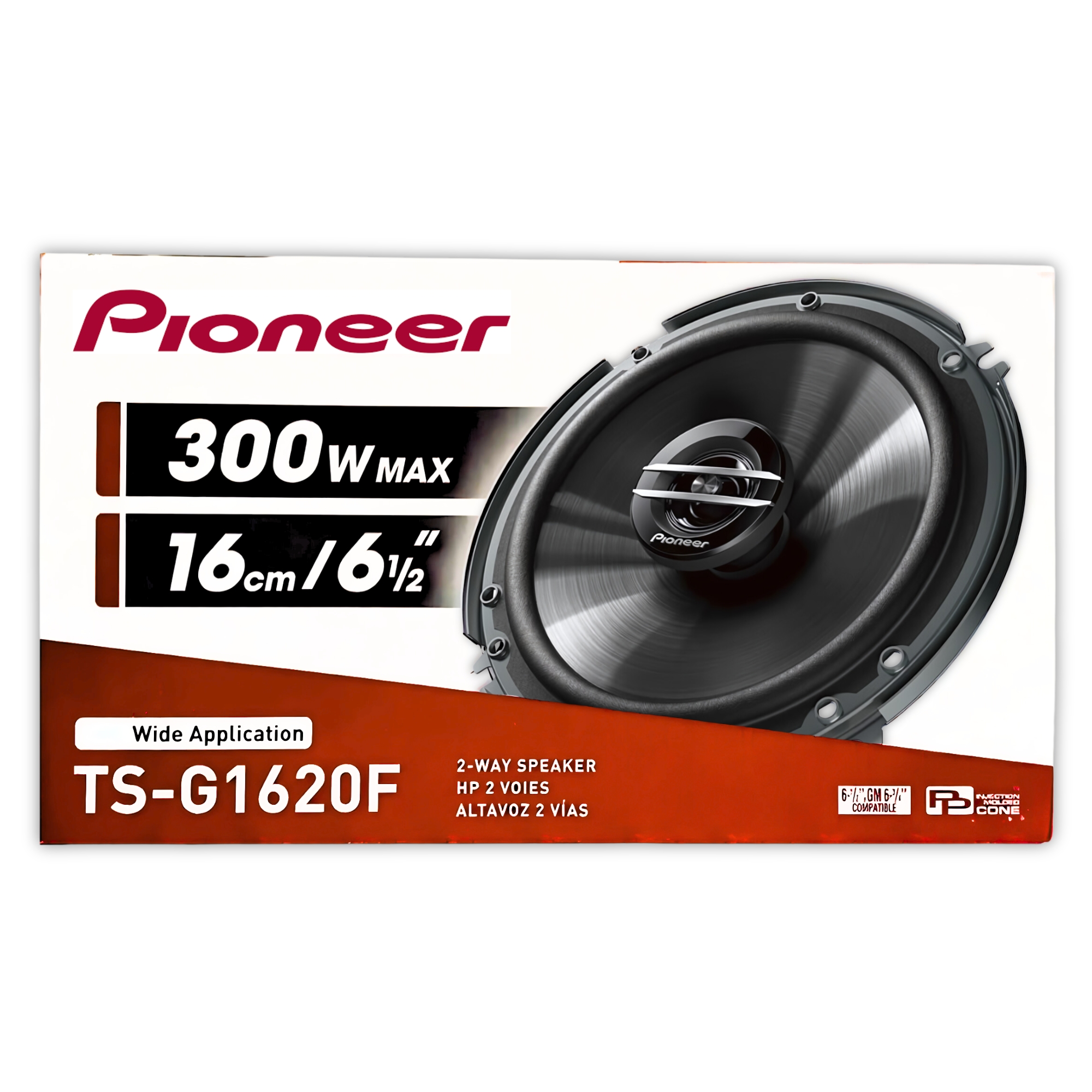 Bocinas para auto Pioneer TSG1620F 300 Watts 6.5 PLG