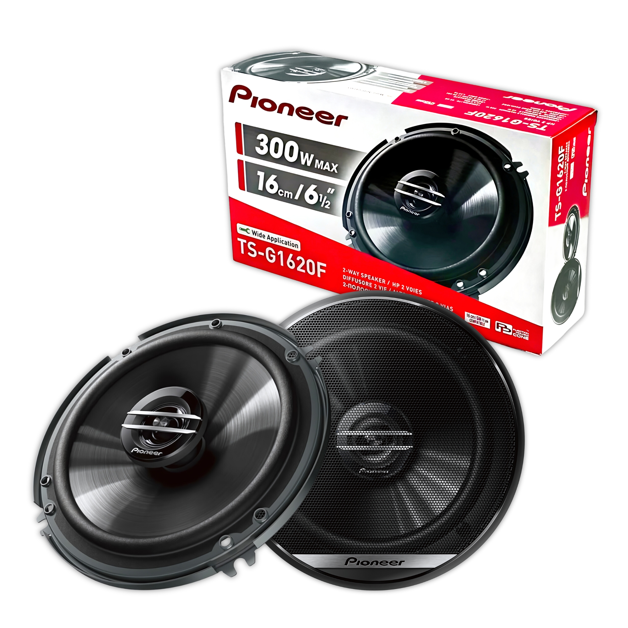 Bocinas para auto Pioneer TSG1620F 300 Watts 6.5 PLG