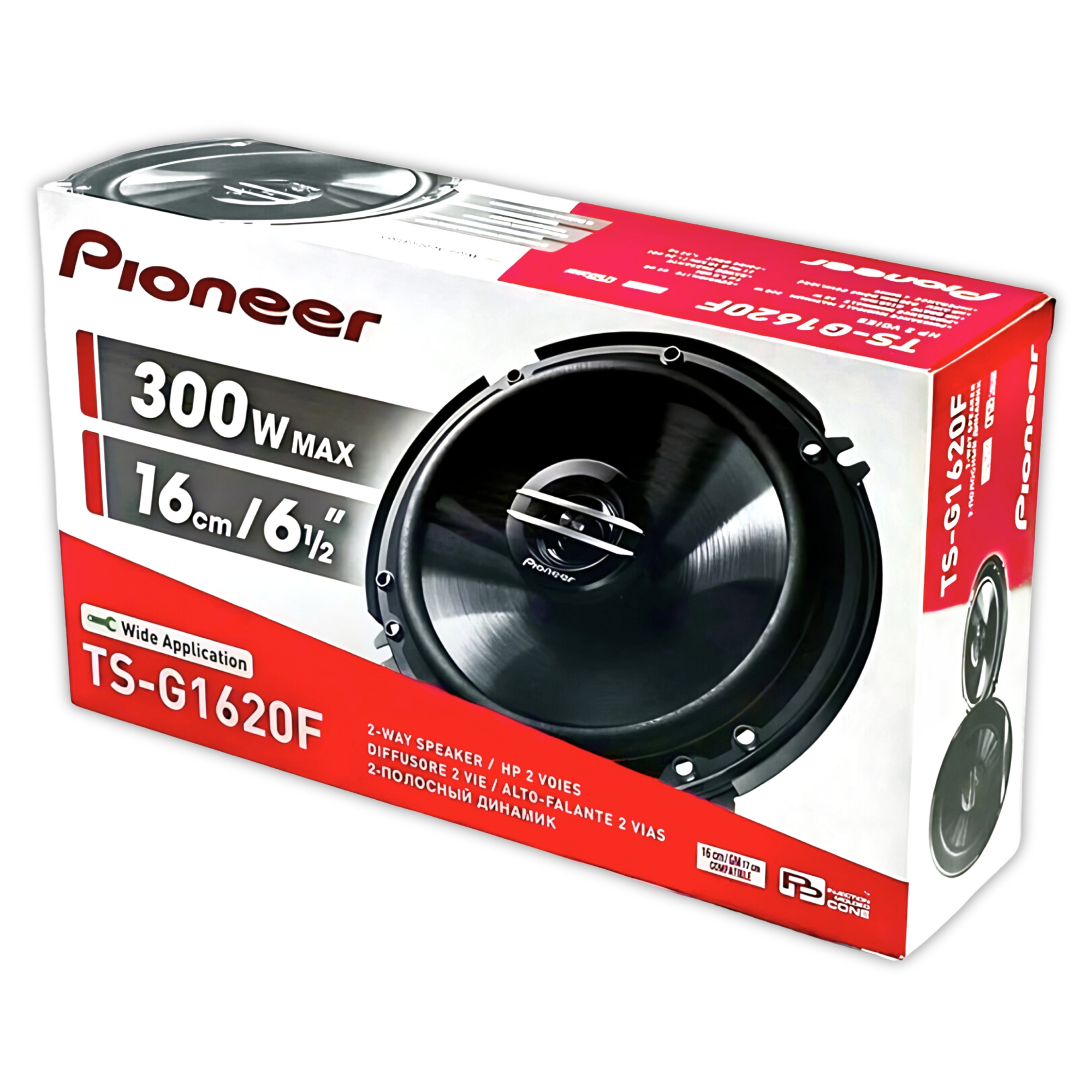 Bocinas para auto Pioneer TSG1620F 300 Watts 6.5 PLG