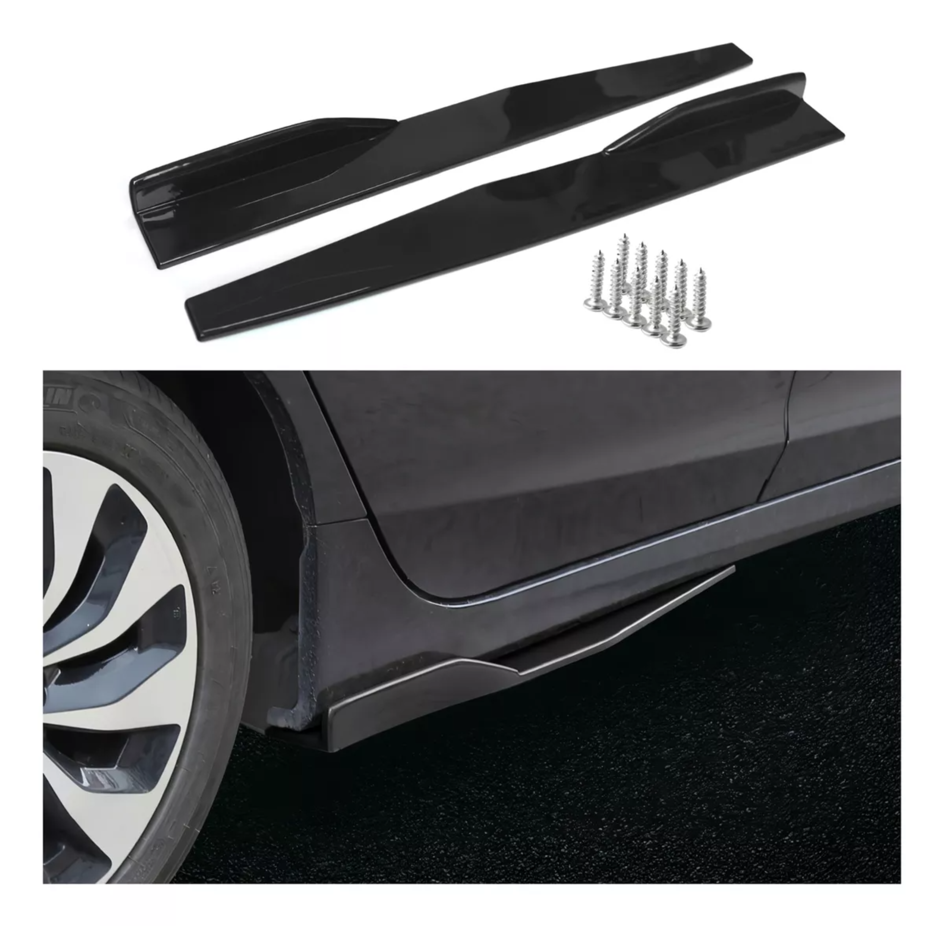 Vista Escalon 75cm Lateral Faldon Estribo Universal Falda 2u