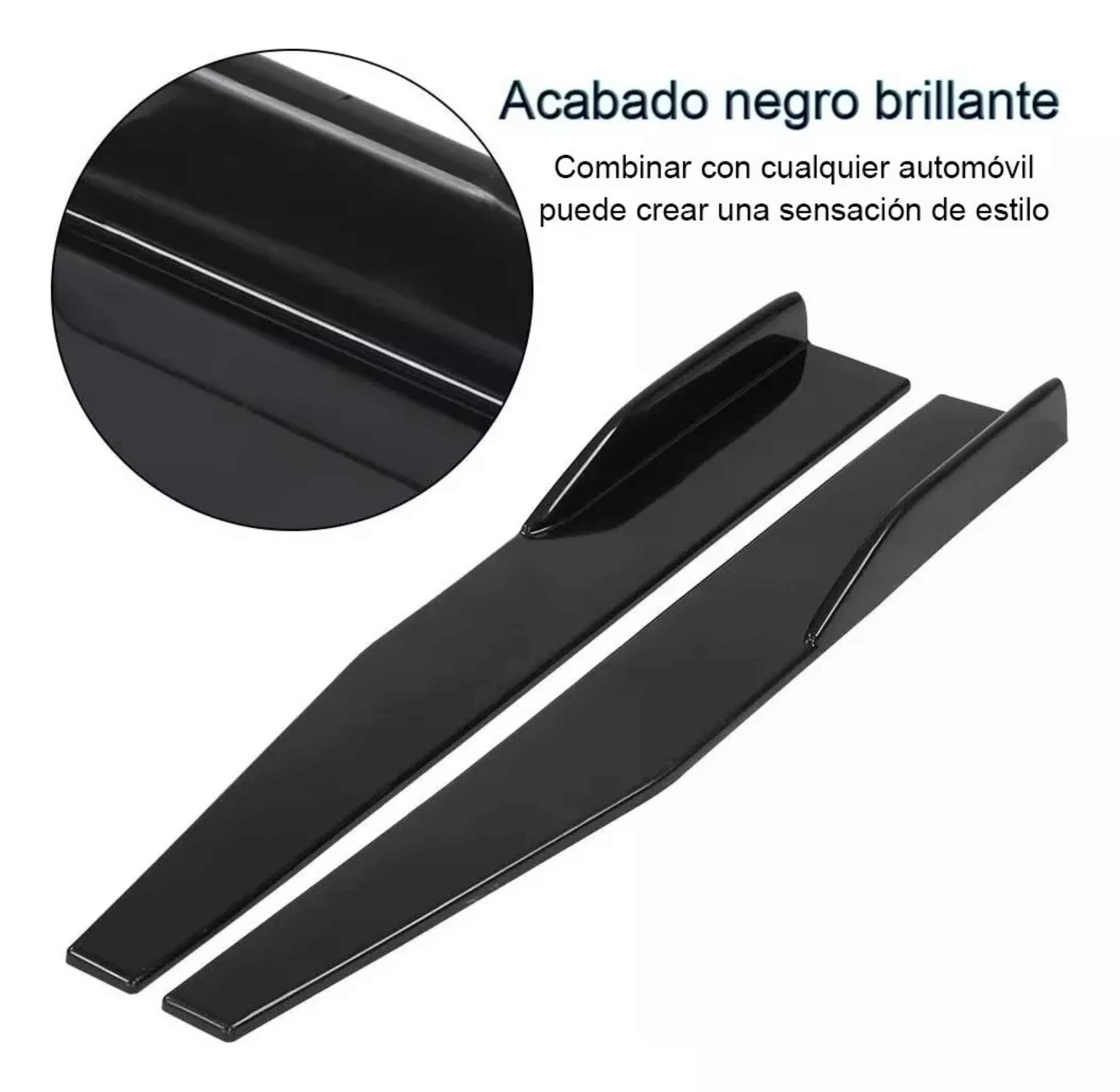 Vista Escalon 75cm Lateral Faldon Estribo Universal Falda 2u