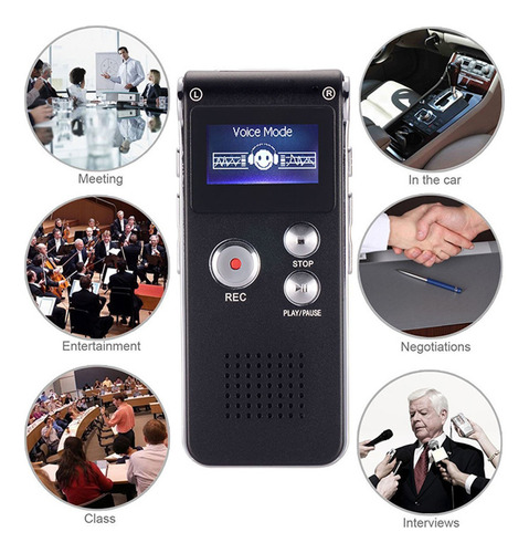 Microfono Espia Usb Spy Grabadora Voz De 8gb Duracion Hasta