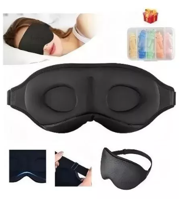  Antifaz 3d Para Dormir Adjustable Respirable 