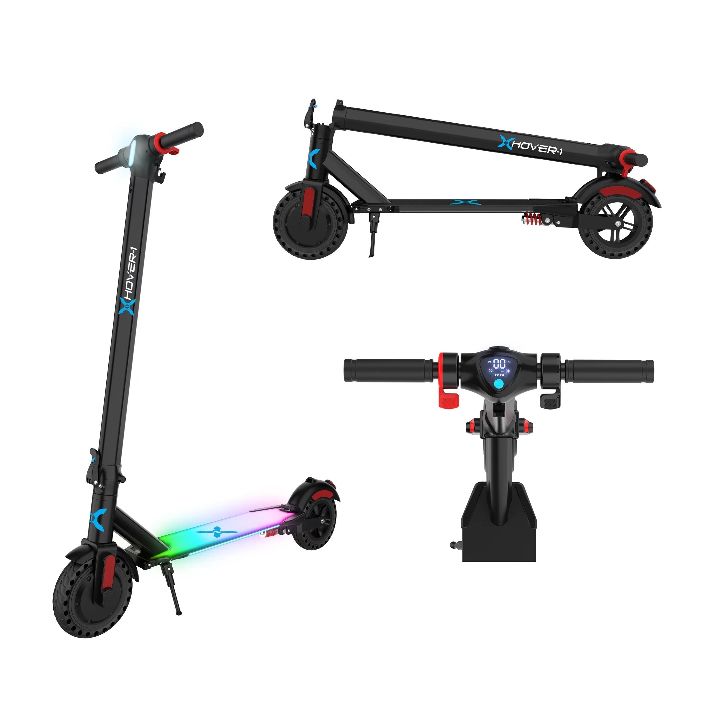 Patin Scooter Electrico Hover1 Legacy 24KMh con Iluminacion LED y Altavoz Bluetooth