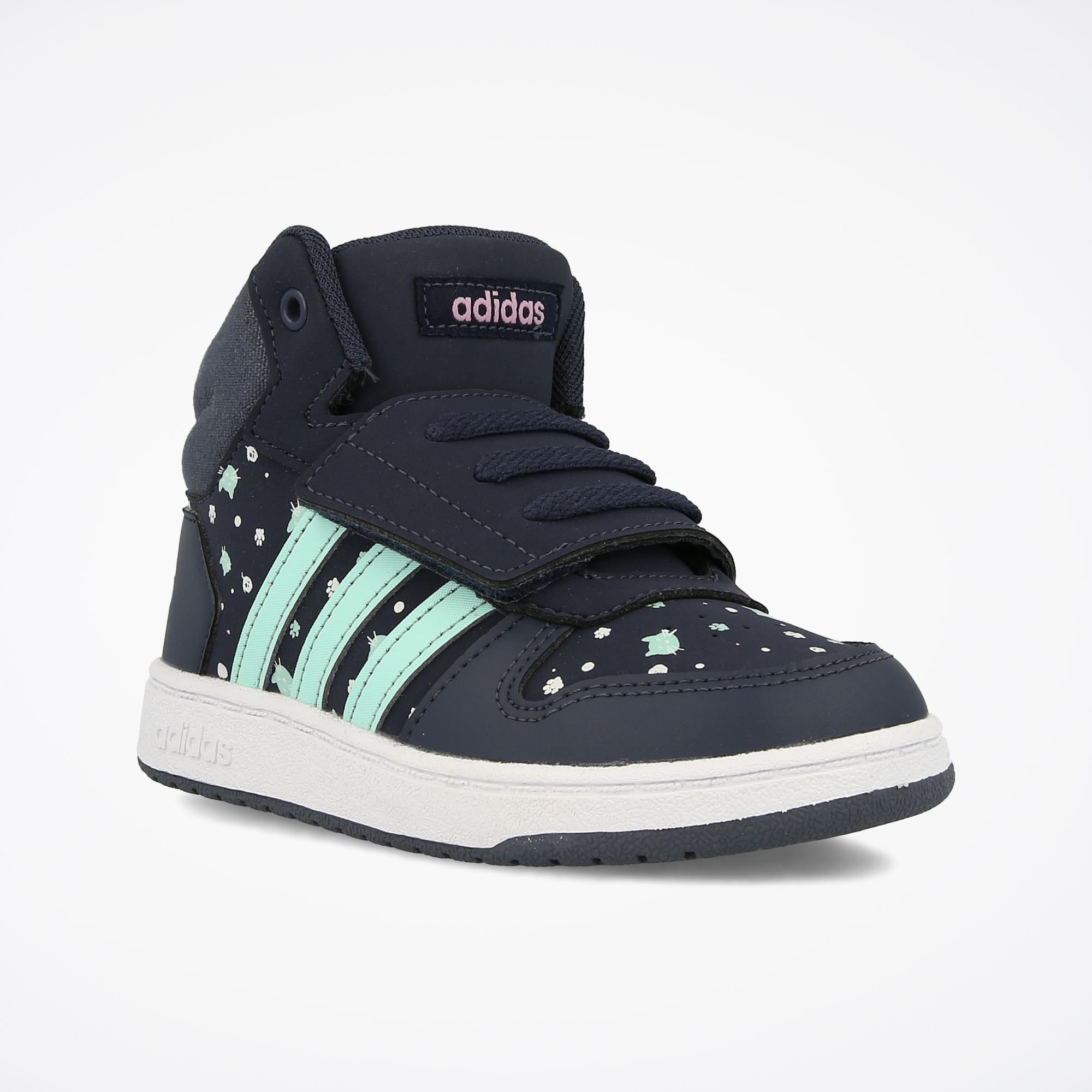 adidas Hoops 2.0 Mid Azul Tenis Infantil Bota